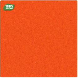 Scenefilt Expostyle, B=200cm 300g/m² Polypropylen Bfls-1 Orange (0007) w/film L=50m