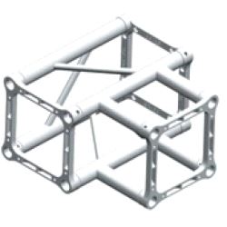 T-stykke Litec Std QH40SAT3 firkant 40cm (48x3mm) 3-veis "T"