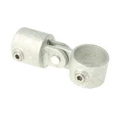 Pipeclamp Single Swivel Combination, Doughty T17300 - silver