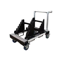 Compact Tank Trap Trolley, Doughty T54269 - black