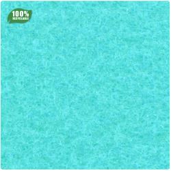 Scenefilt Expostyle, B=200cm 300g/m² Polypropylen Bfls-1 Turquoise (0924) w/film L=50m