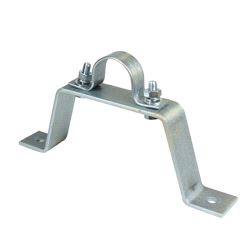 Pipe To Wall Bracket (Small 100mm) Doughty T33310 wll 60 kg - silver