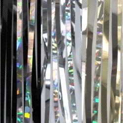 Stripeforheng LAS VEGAS, B=90cm H=488cm Polyester/Sølv