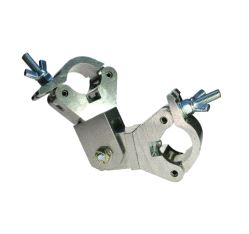 Pivot Hinge w/ Clamps, Doughty T57250 wll 750 kg - silver