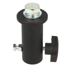 16mm Spigot Receiver, Doughty T51101 - black