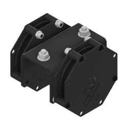 FlexRail, nedføringsblokk, svart