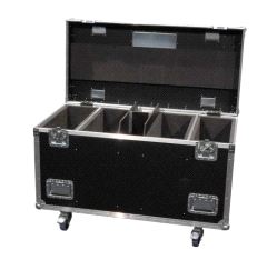 Flightcase, for ROXX Cluster B2, B2-FC og S2, 5 enheter, 60x120cm, svart