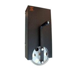 Wall Mounted Hand Operated Track Drive, Doughty T63840 - black