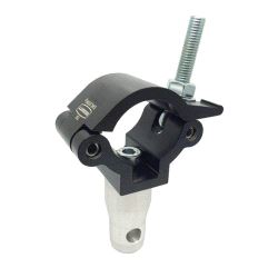 Lightweight Clamp With Half Connector, Doughty T45816 wll 100 kg - black