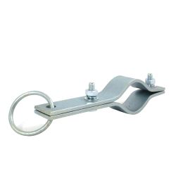 Hanging Clamp (48mm) with Ring, Doughty T32000 wll 100 kg - silver