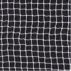 Scenenett 10x10mm - B300cm 90g/m² Nylon B1 hvit - meter
