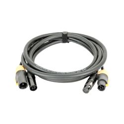 Hybridkabel, DAP FP233 - True1 powerCON han/hun->XLR 5pin 3x1.5mm² 3m