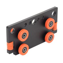 FlexRail, Førervogn Walk-along, svart & rød