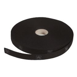 Knytebånd 20mm, bomull B1 rull á 50m - black