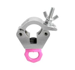 Hanging Clamp w/Pink Eye, Doughty T57203 wll 750 kg - silver