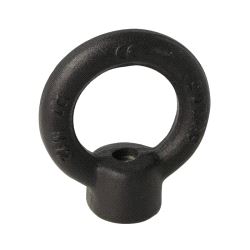 Eye Nut (M12-500Kg) Doughty T42303 wll 500 kg tested - black