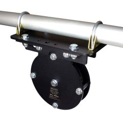 Heavy Duty Universal Plate (Quad Pulley) Doughty T42982 wll 600 kg - black