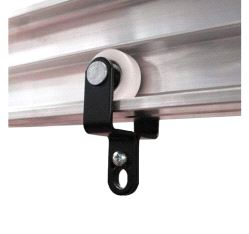 Studio Rail 80 Curtain Carriage, Doughty T85225 black - pakke á 5 stk