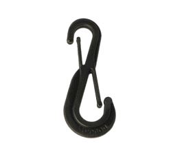 Rail-Twin Hook (S-krok), Doughty T81199 - black