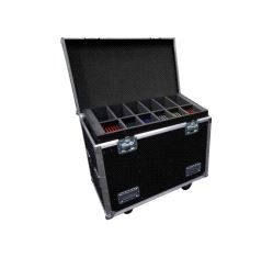 Flightcase Amptown, for ROXX Show Series, 8 enheter (med tray) 60x120cm svart