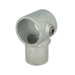 Pipeclamp Internal Swivel Tee, Doughty T14700 - silver