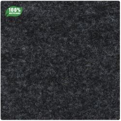 Scenefilt Expostyle, B=200cm 300g/m² Polypropylen Bfls-1 Carbon (1195) w/film L=50m