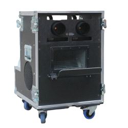 Røykmaskin, HazeBase Touring² Double DMX 2x3100w and 450w Fan in flightcase